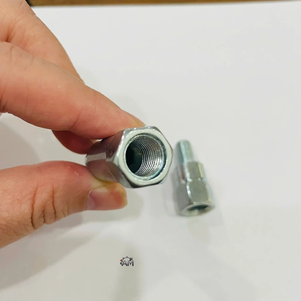 Ốc nối chân gương, kiếng ren thuận - chuyển ren chân gương kiếng - ốc nâng chân gương