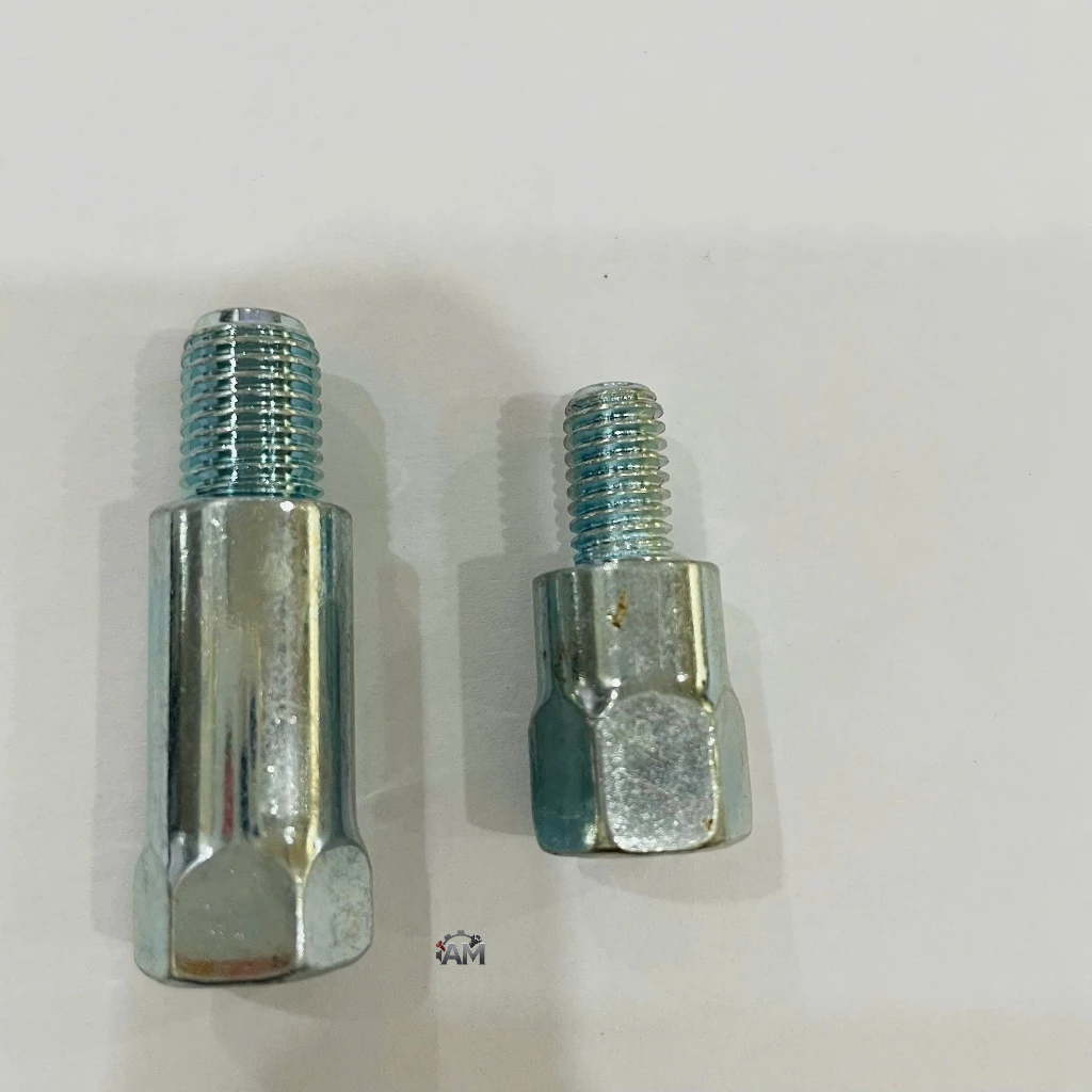 Ốc nối chân gương, kiếng ren thuận - chuyển ren chân gương kiếng - ốc nâng chân gương
