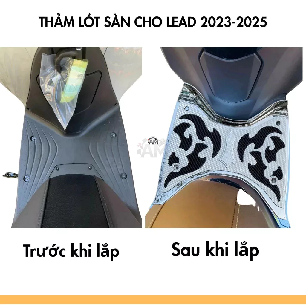 Thảm để chân Lead 2026, Thảm lót sàn Lead 2026 /2025 /2024/2023/2022- Nhựa-Cao su-Inox