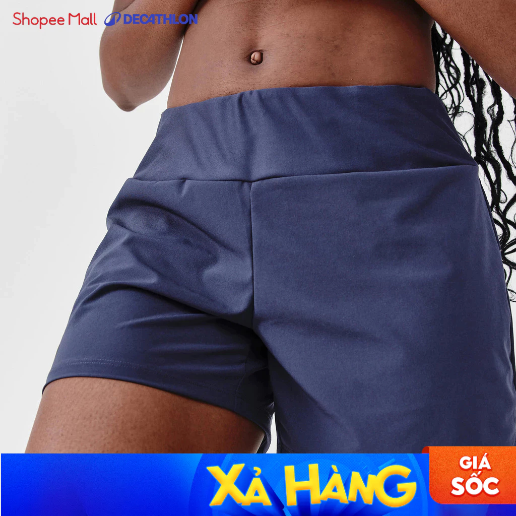 Quần short thể thao cho nữ DECATHLON run dry nhanh khô Shopee