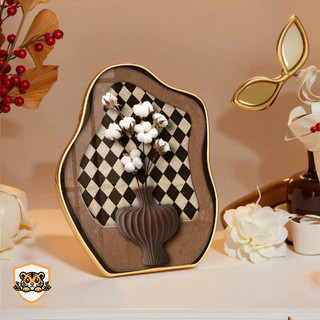 (N9) Tranh để bàn phong cách cổ điển-hiện đại trang trí nhẹ nhàng, decor xinh, quà tặng bạn bè đặc biệt