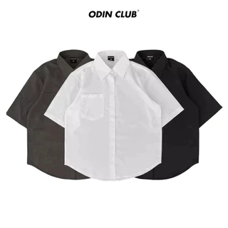 Áo sơ mi cộc tay Original ODIN CLUB, Áo sơmi nam ngắn tay form rộng, Local Brand ODIN CLUB