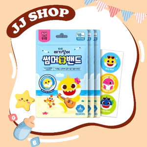 Băng Keo Vết Côn Trùng, Muỗi Đốt Baby Shark Pinkfong Cho Bé - Nội Địa Hàn Quốc