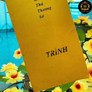 [Set 10 Lòng Sớ kèm 10 VỎ đầy đủ] - SỚ TRÌNH