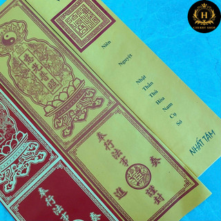 [Set 10 Lòng Sớ kèm 10 VỎ đầy đủ] - SỚ NHẤT TÂM