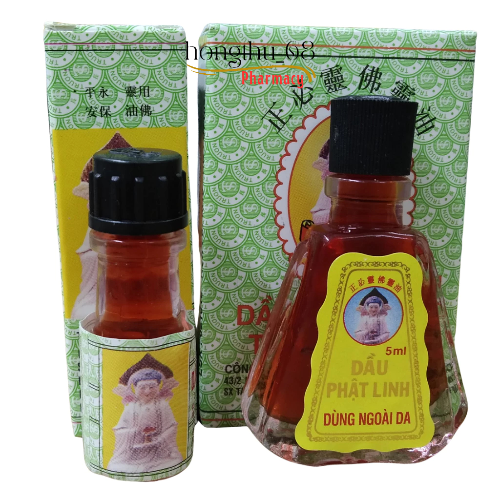 dầu phật linh Dầu Phật Linh Trường Sơn trị cảm, trúng gió (12 chai x 5ml)