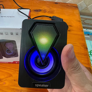 Loa máy tính mini 2.0 SPEAKER Y-9077 YST-1046 LED RGB BẢO HÀNH 12 THÁNG giá cực rẻ