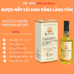 NẾP CÁI HOA VÀNG LÀNG VÂN LÊN MEN LOẠI ĐẶC BIỆT 500ML MẸ SỮA
