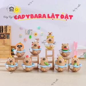 Đồ chơi Hot BLIND BOX Hộp mù mô hình chuột lang nước capybara lật đật lắc lư cute CAPYBARA LẬT ĐẬT