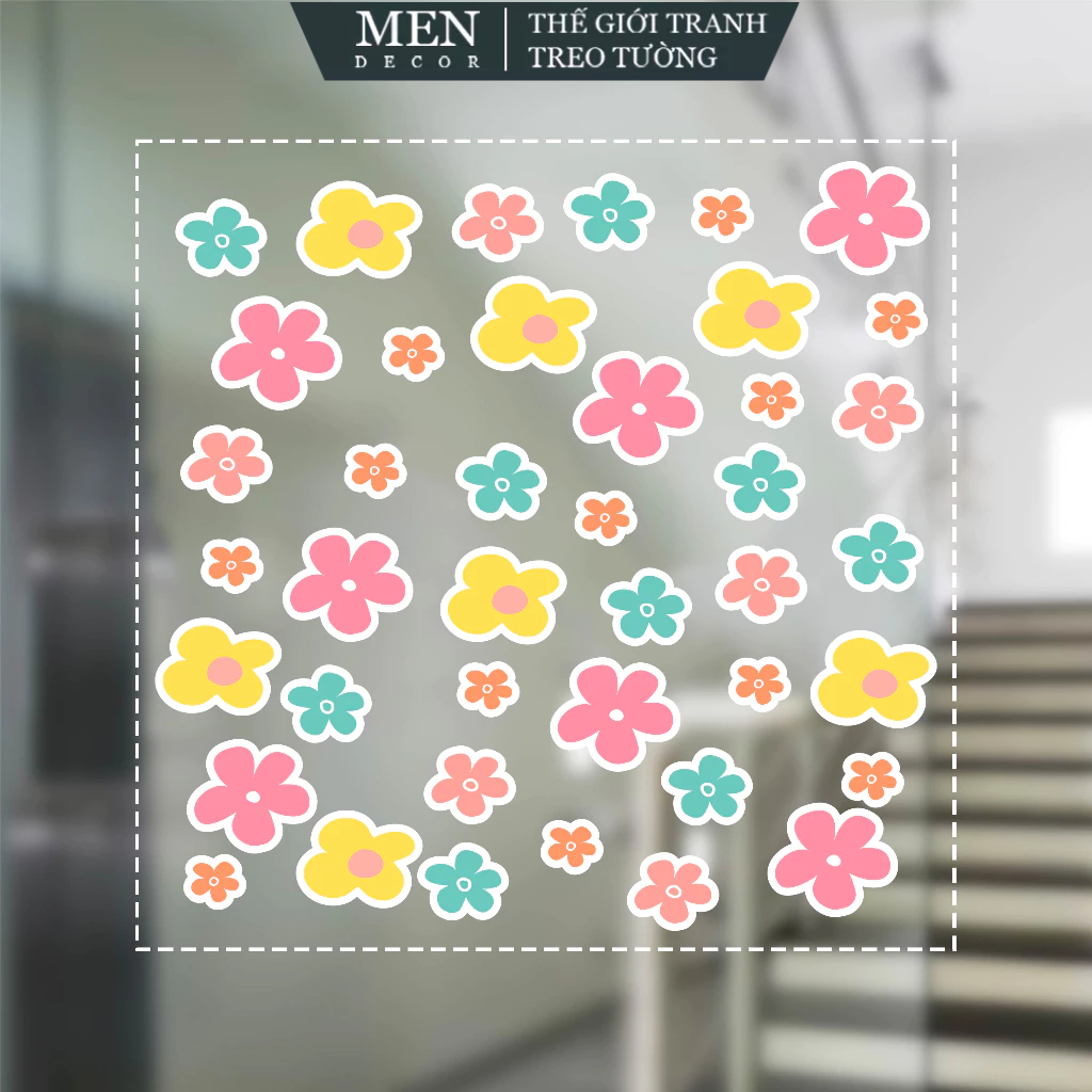 Decal Dán, Sticker Trang Trí Nhà Cửa. Decor KÍnh, Tập Sách, Góc Học Tập ...