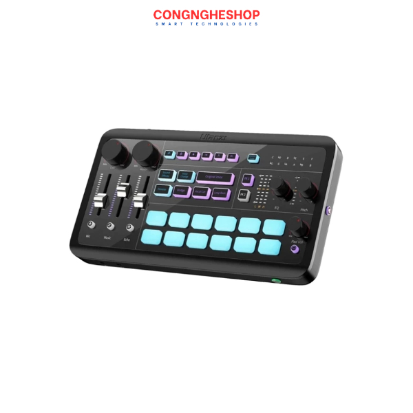 Bàn trộn Ulanzi AX01 UCaster RGB Live Sound Card 4 kênh Chanel - Hàng ...