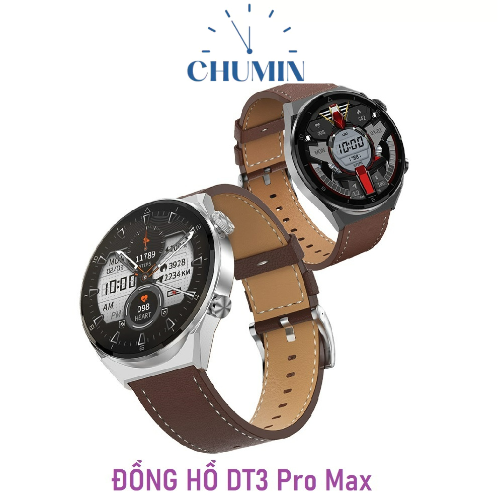 Đồng hồ thông minh DT3 Pro Max - Hỗ trợ nghe gọi, tiếng Việt, sạc không ...