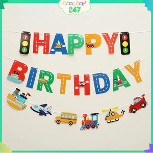 Giới thiệu sản phẩm Dây Chữ "HPBD" Nhiều Chủ Đề Màu Sắc Trang Trí Sinh Nhật