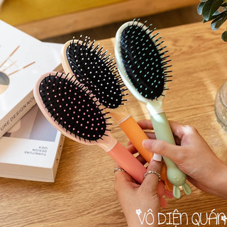 Lược Chải Tóc Đệm Khí Massage Da Đầu Chống Tĩnh Điện Cao Cấp Màu Pastel Cute Dễ Thương