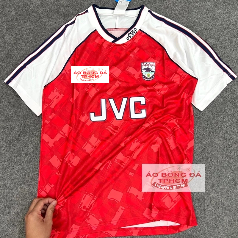 Retro.ARSENAL 1990 - Áo Bóng Đá RETRO CLASSlC Thái cao cấp ...