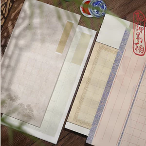 14 Mẫu Giấy Xuyến Chỉ Bán Sinh Bán Thục Xuyến Kẻ Ô Quốc Phong Toàn Đồ Viết Chữ Thư Pháp Cổ Phong