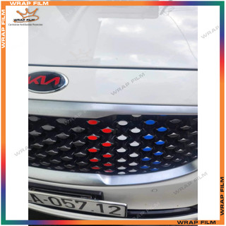Decal phản quang dán mặt Calang KIA Sedona 2016 2017