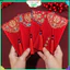 Bao Lì Xì Đỏ Kim Tuyến Kèm Tua Rua Cho Đám Cưới Hỏi Phong Cách Sang Trọng, Quà Tặng May Mắn, Lì Xì TẾT Mừng CUOI