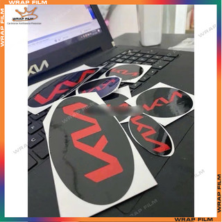 Decal logo KIA mới phản quang 3M từ 2016-2021(7 miếng tặng 3 miếng  )
