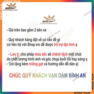 Tem dán đổi màu đèn Honda City 2022-2026 (1 bộ 2 bên) - Decal cao cấp không phai màu không để lại keo