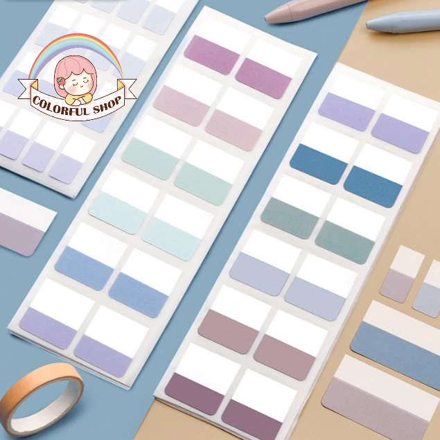 Nhãn Dán Phân Trang Chất Liệu Nhựa PP Sticker Dán Phân Ngăn (Bộ 60 Tab ...