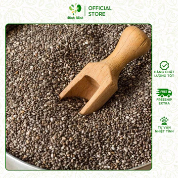 Hạt Chia Đen, Hạt Chia Tốt Cho Sức Khỏe,Hỗ Trợ Giảm Cân Đóng Tùi 100gr, 200gr Và 500gr