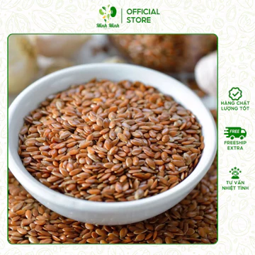 Hạt Lanh Nâu Sống, Tốt Cho Tóc, Da, Hạt Lanh Nâu Rang Chín Lên Ăn Hay Ủ Tóc Đặp Mặt Đóng Túi 200g-1kg
