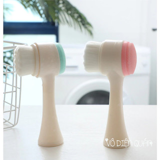 Cọ rửa mặt massage 2 đầu xuất Nhật sạch sâu