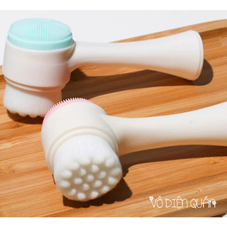 Cọ rửa mặt massage 2 đầu xuất Nhật sạch sâu
