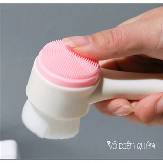 Cọ rửa mặt massage 2 đầu xuất Nhật sạch sâu