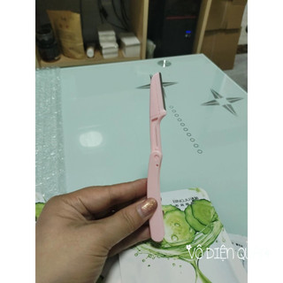 Hộp 3 chiếc dao tỉa lông mày gấp gọn tiện lợi an toàn