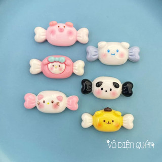 Kẹp tóc kẹo ngọt mèo con cún con cute phô mai que dành cho bé