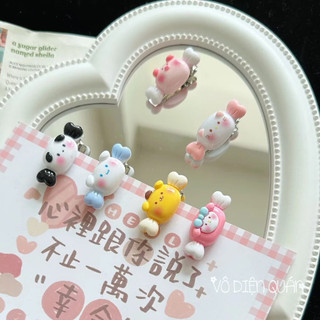 Kẹp tóc kẹo ngọt mèo con cún con cute phô mai que dành cho bé