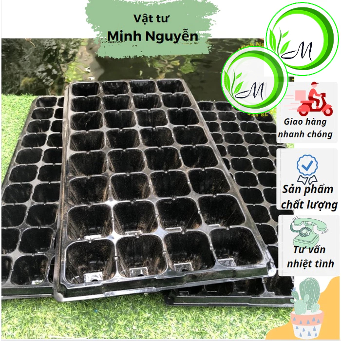 Khay ươm hạt HÀNG ĐẸP 120g  vỉ ươm cây trồng đất bầu trồng cây, vỉ ươm hạt giống, khay đen ươm hạt