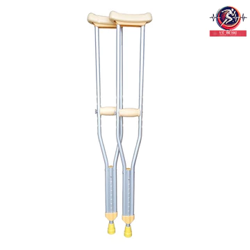 nạng chống nách, nạng nhôm chính hãng lucass. nạng kẹp nách cho người chấn thương chân, người khuyết tật, nạng bền nhẹ.