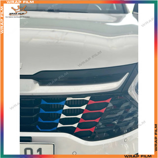 Decal phản quang 3M dán mặt calang Kia Sportage, chất liệu phản quang cao cấp, độ bám dính tốt, không phai màu
