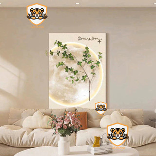 (K15) Tranh đèn led  mặt trăng dùng điều khiển, trang trí nhà cửa sang trọng, phòng khách, spa, hành lang, quà tặng đẹp