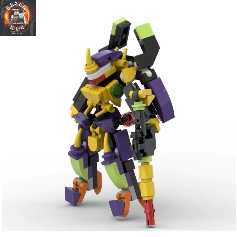 Mô hình lắp ráp kiểu LEGO Robot MOC mini mech Eva (135 mảnh) | Shopee ...