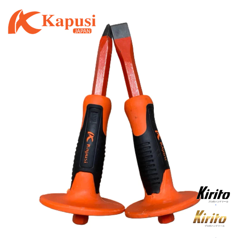 Đục bê tông cầm tay KAPUSI Japan, đầu dẹt và nhọn thép cứng sắc bén