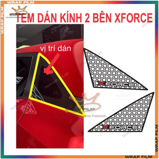 Tem dán Kính sau hai bên Xforce (tặng gạt dán)
