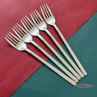 Combo 5 Nĩa Inox 304 Hàn Quốc - Dĩa Ăn Phong Cách Châu Á, Phù Hợp Cho Gia Đình và Nhà Hàng