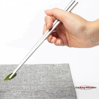 Combo 10 Đôi Đũa Inox 304 Cao Cấp - Đũa Ăn Cơm Chống Trượt, Sang Trọng & Bền Bỉ