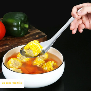 Muôi Canh Dáng Bầu Inox 304 - Vá Canh Thép Không Gỉ, Bền Vững Chất Lượng
