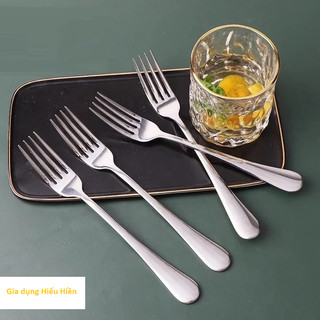 Gía Rẻ - 5 Chiếc Nĩa (dĩa) Inox -Thép Không Rỉ  Đẹp Dày ,Cơm sườn, Thịt Nướng, Hàng Quán