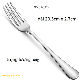 Gía Rẻ - 5 Chiếc Nĩa (dĩa) Inox -Thép Không Rỉ  Đẹp Dày ,Cơm sườn, Thịt Nướng, Hàng Quán