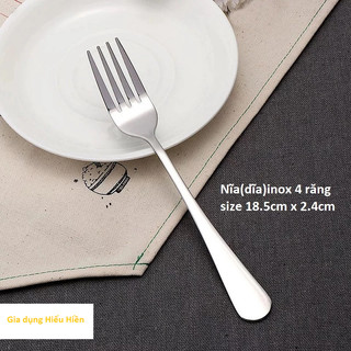 Gía Rẻ - 5 Chiếc Nĩa (dĩa) Inox -Thép Không Rỉ  Đẹp Dày ,Cơm sườn, Thịt Nướng, Hàng Quán