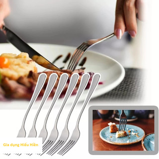 Gía Rẻ - 5 Chiếc Nĩa (dĩa) Inox -Thép Không Rỉ  Đẹp Dày ,Cơm sườn, Thịt Nướng, Hàng Quán