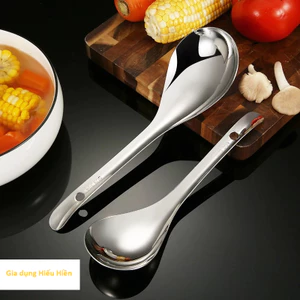 Muôi Canh Dáng Bầu Inox 304 - Vá Canh Thép Không Gỉ, Bền Vững Chất Lượng