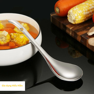 Muôi Canh Dáng Bầu Inox 304 - Vá Canh Thép Không Gỉ, Bền Vững Chất Lượng