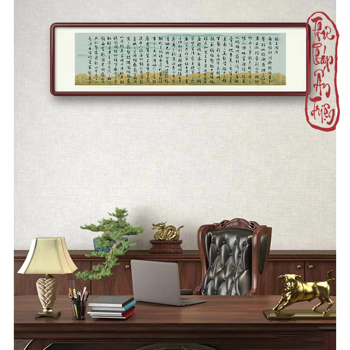 Thiên Lí Giang Sơn 10 Mét Giấy Xuyến Chỉ Luyện Viết Chữ Thư Pháp Hán Việt Kẻ Ô Vuông Ô Dọc 2cm 3cm